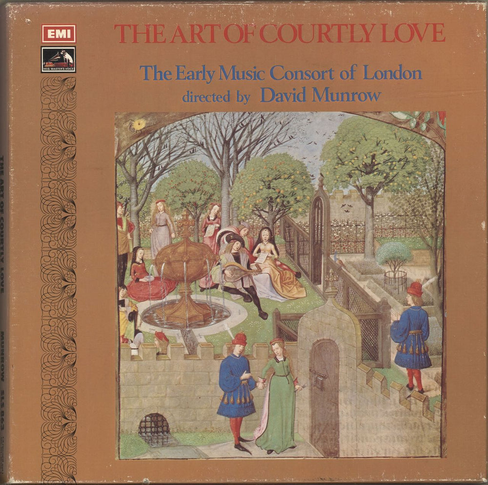 The Early Music Consort Of London The Art Of Courtly Love UK Vinyl Box Set SLS863