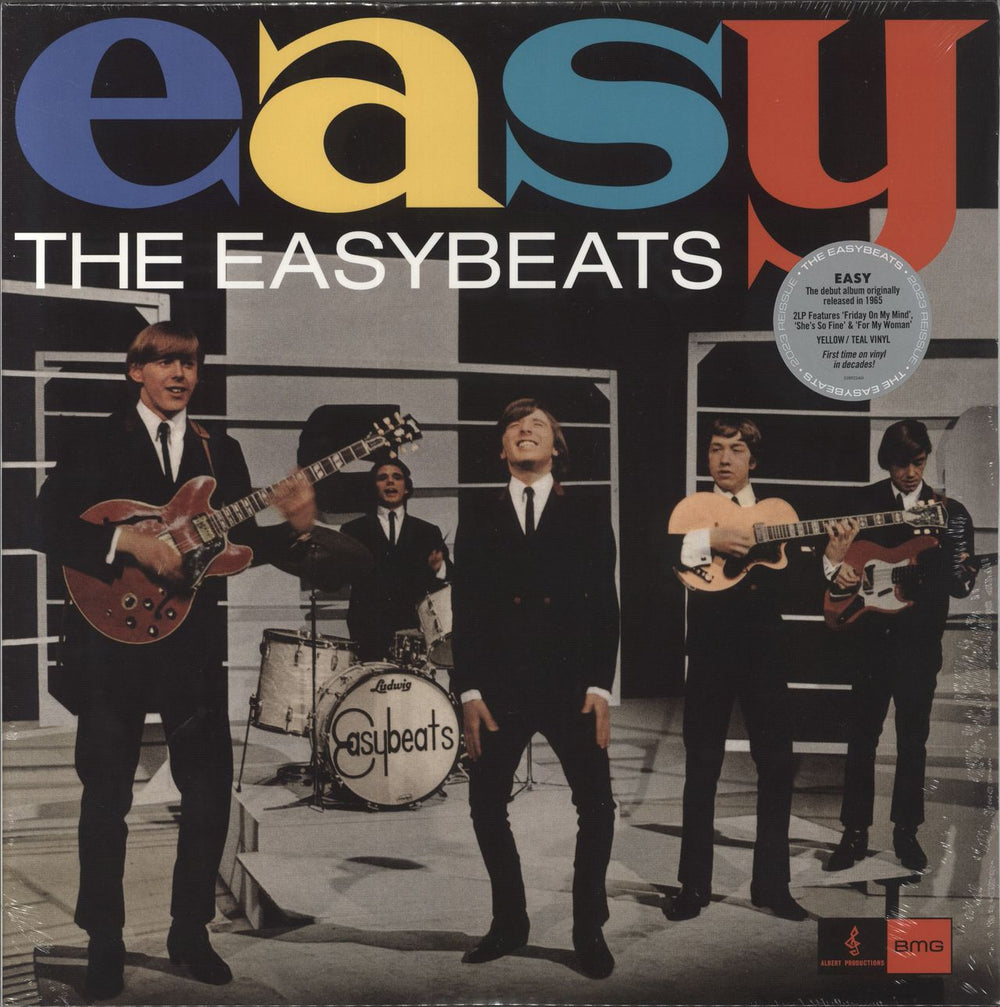 The Easybeats Easy - Yellow & Teal Vinyl - Sealed UK 2-LP vinyl record set (Double LP Album) 538922461