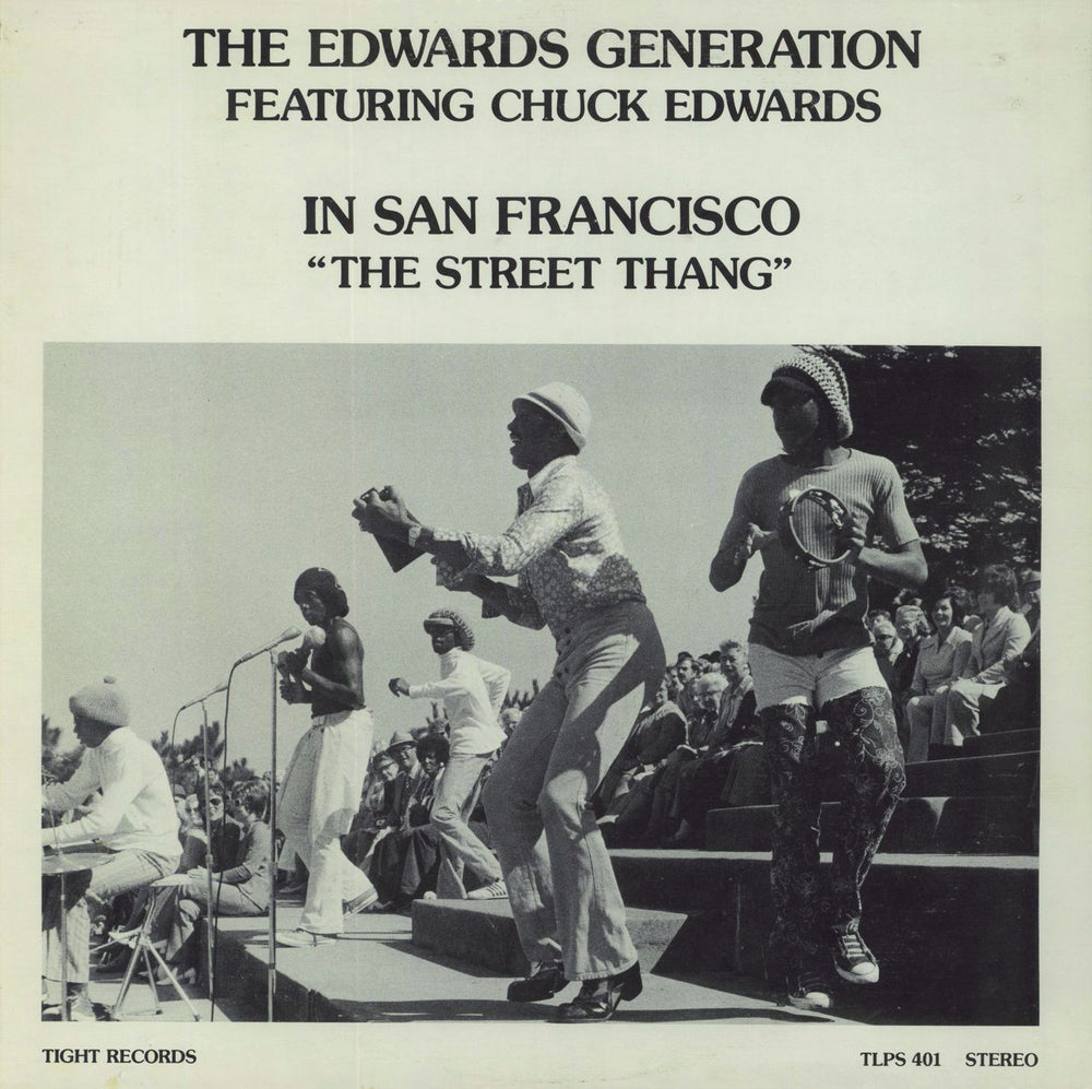 The Edwards Generation In San Francisco "The Street Thang" - 1st US vinyl LP album (LP record) TLPS-401