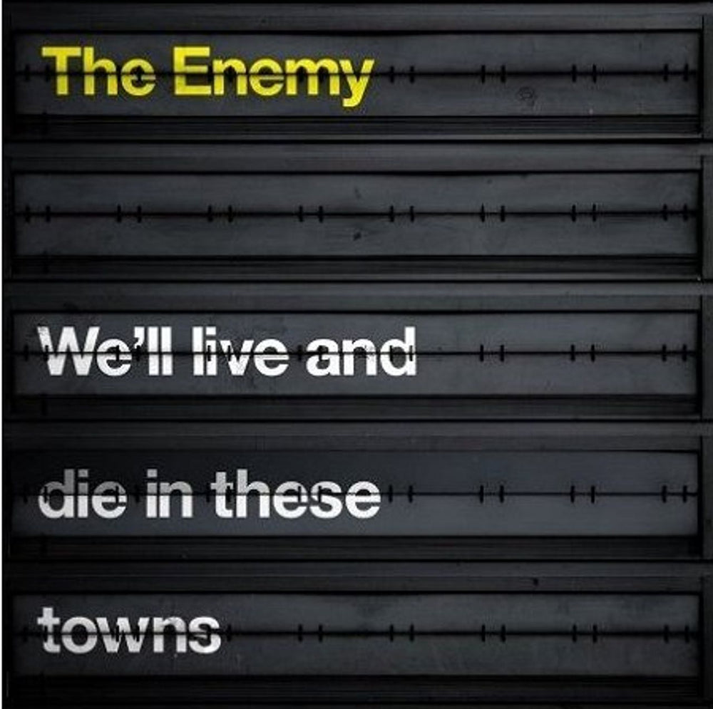 The Enemy We'll Live And Die In These Towns UK CD album (CDLP) 2564698852