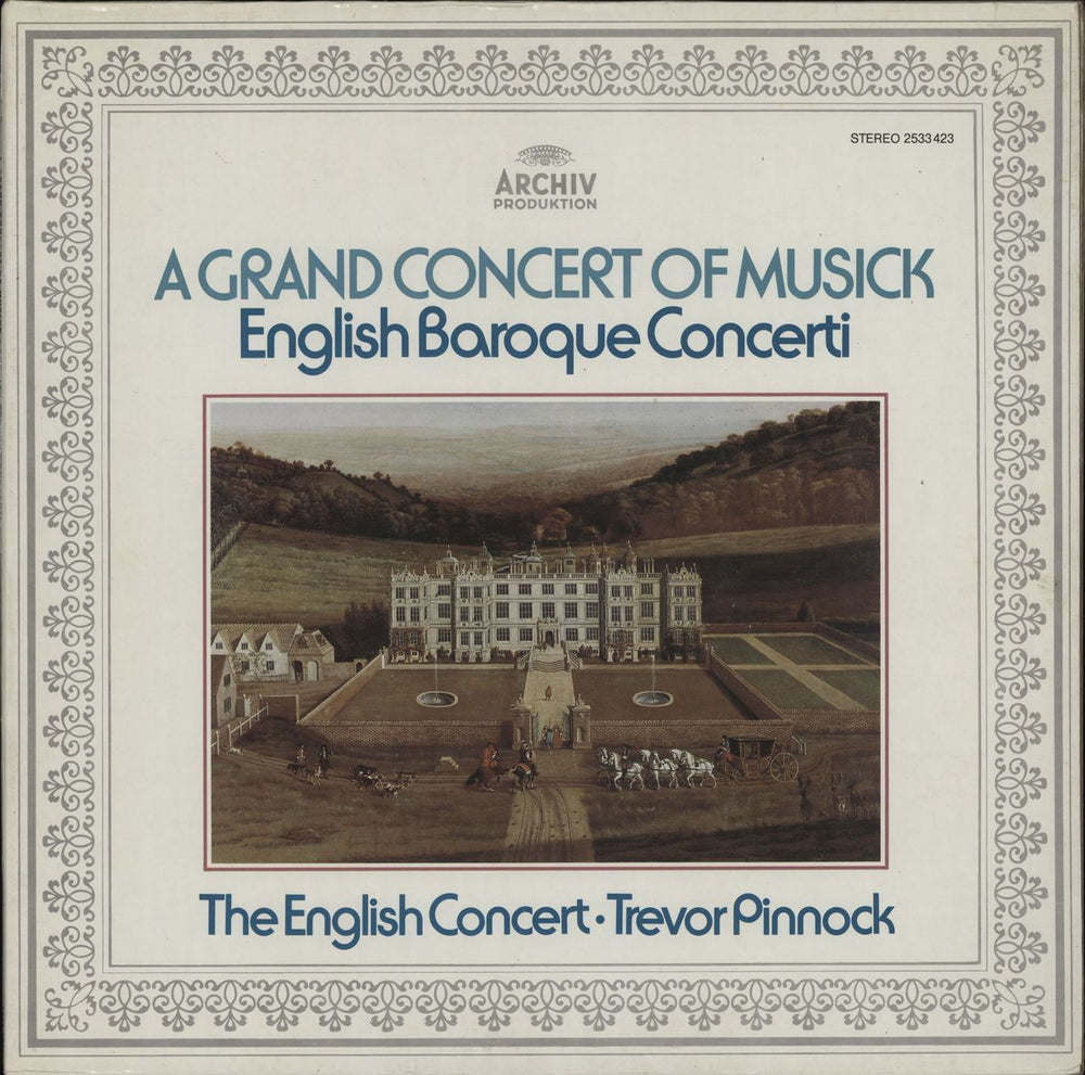 The English Concert A Grand Concert Of Musick (English Baroque Concerti) German vinyl LP album (LP record) 2533423