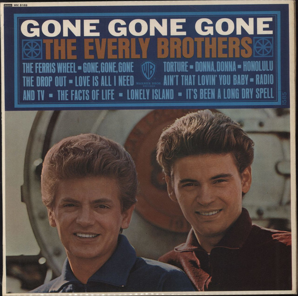 The Everly Brothers Gone Gone Gone UK vinyl LP album (LP record) WM8169