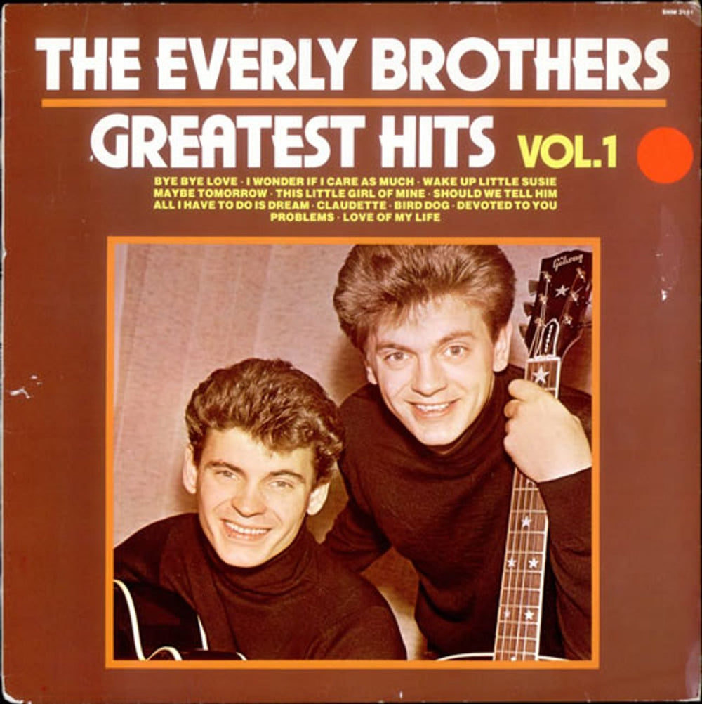 The Everly Brothers Greatest Hits Vol. 1 UK vinyl LP album (LP record) SHM3161