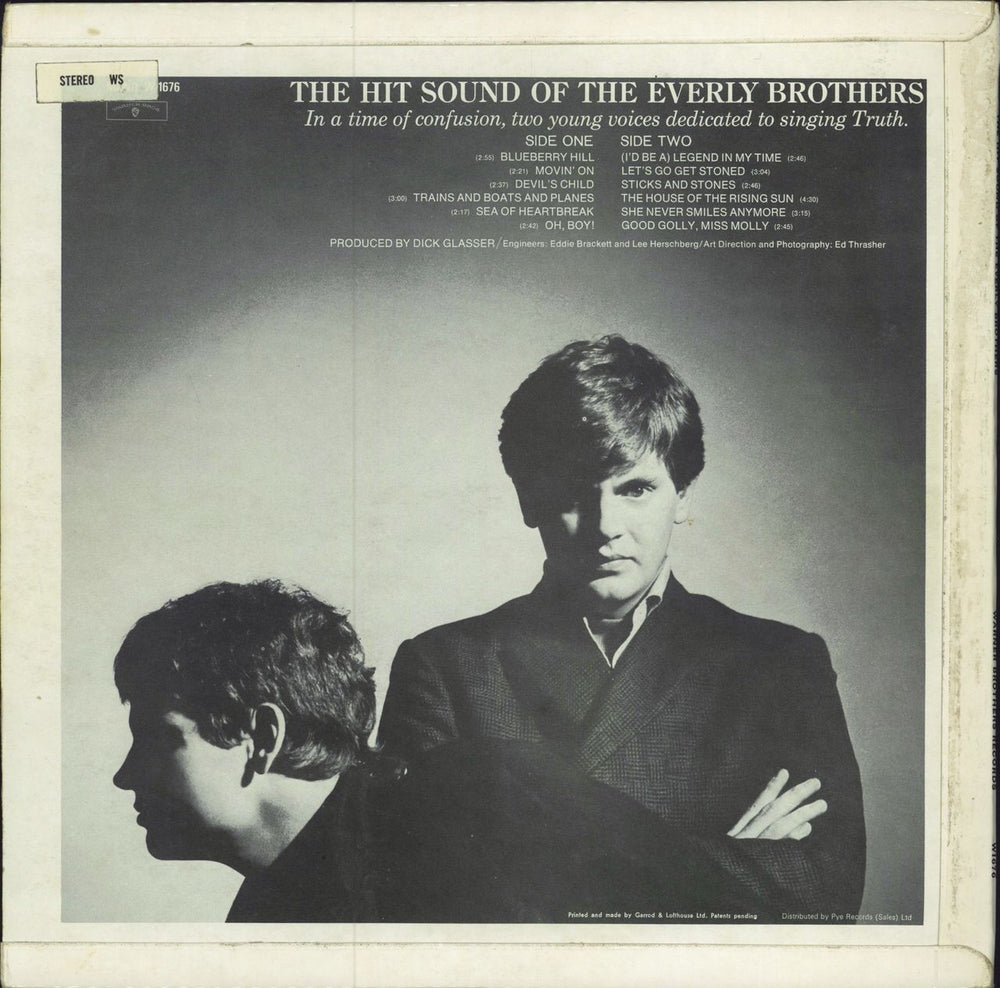 The Everly Brothers The Hit Sound Of The Everly Brothers - Ex UK vinyl LP album (LP record)