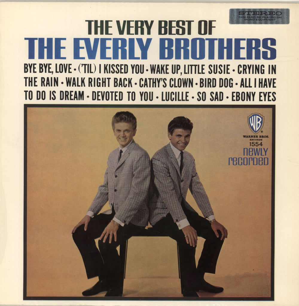 The Everly Brothers The Very Best Of The Everly Brothers Australian vinyl LP album (LP record) W1554