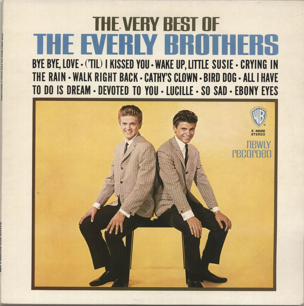 The Everly Brothers The Very Best Of The Everly Brothers UK vinyl LP album (LP record) K46008