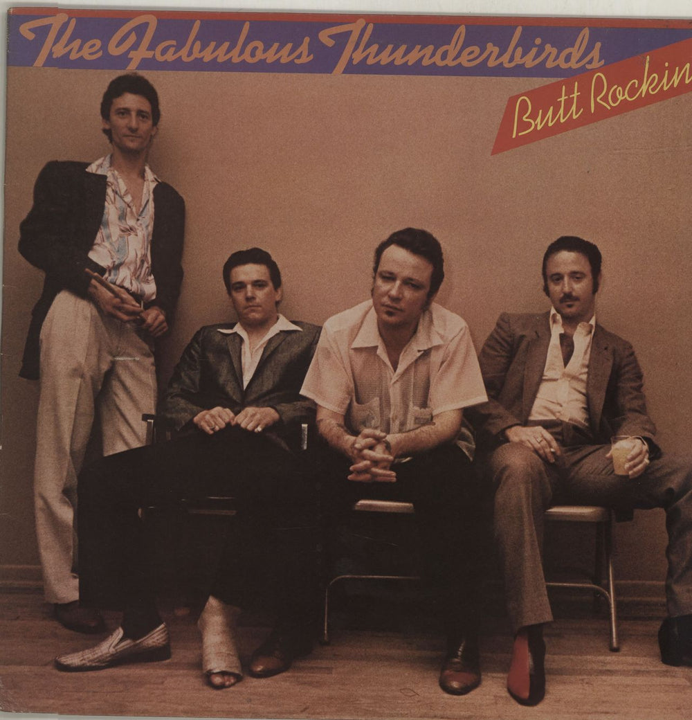 The Fabulous Thunderbirds Butt Rockin' UK vinyl LP album (LP record) CHR1319