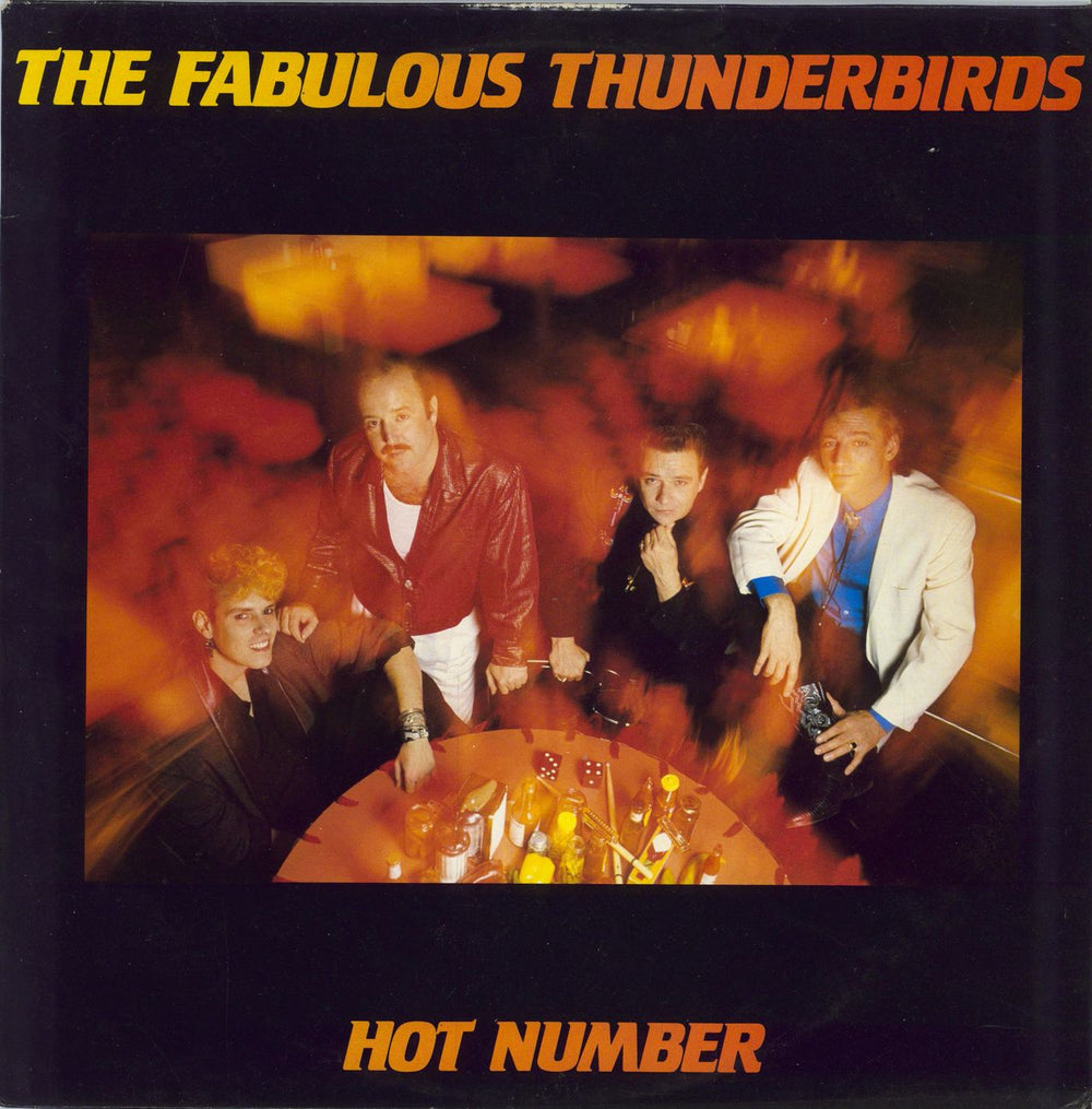 The Fabulous Thunderbirds Hot Number Dutch vinyl LP album (LP record) EPC4509491