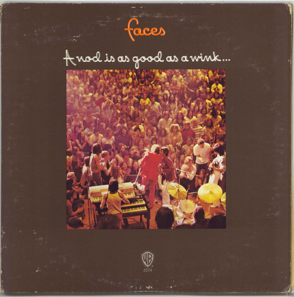 The Faces A Nod Is As Good As A Wink... - 1st US vinyl LP album (LP record) BS2574