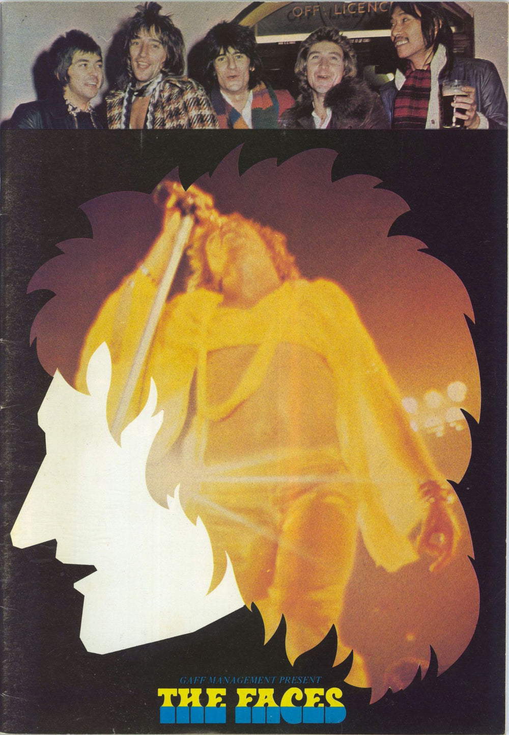 The Faces In Concert UK tour programme TOUR PROGRAMME