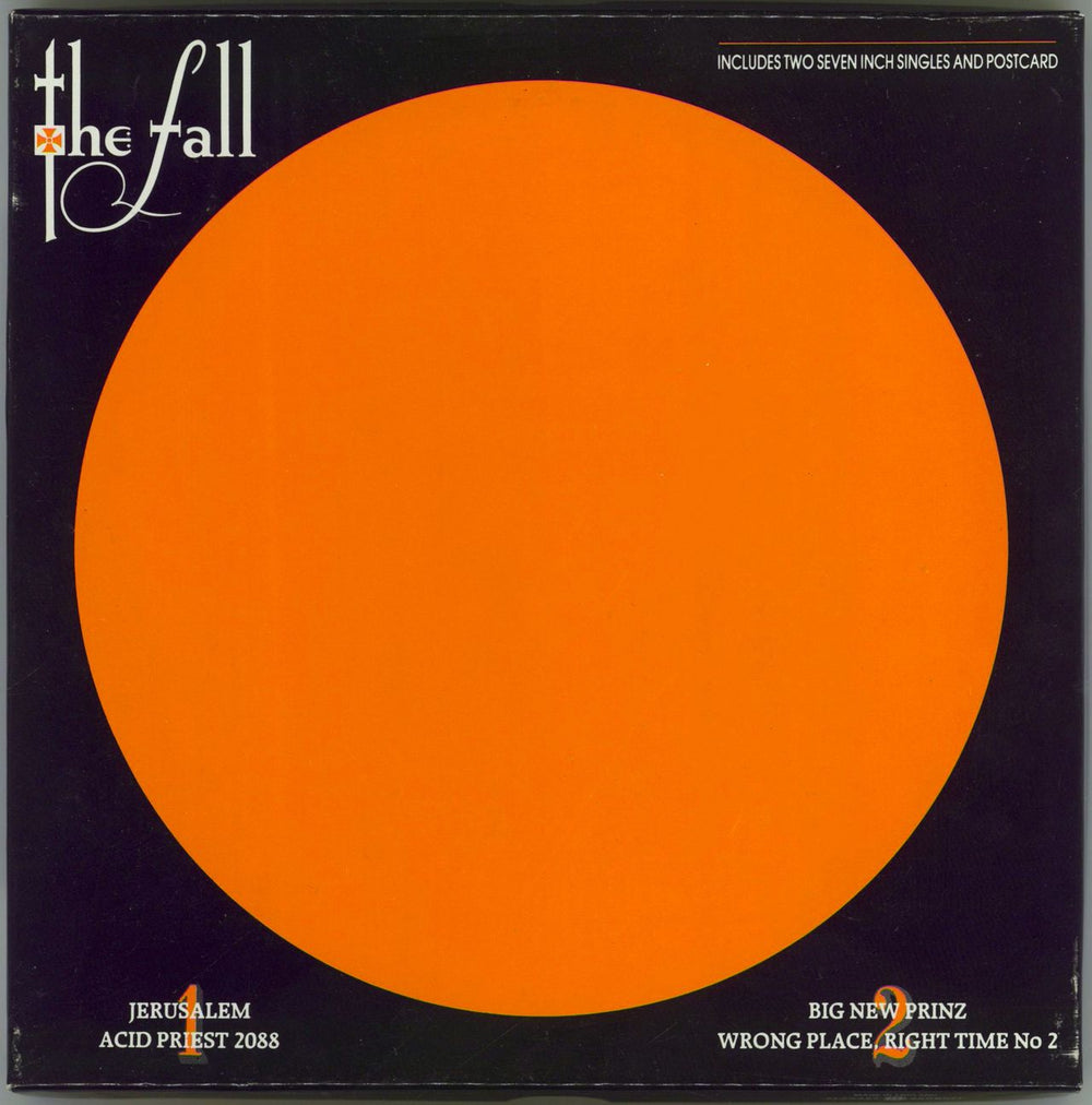 The Fall Jerusalem UK 7" single box set FALL2B