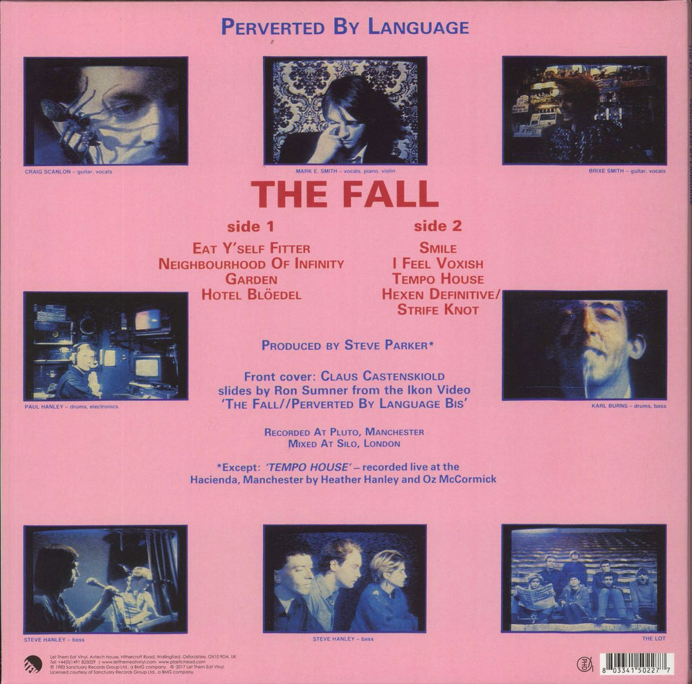 The Fall Perverted By Language UK vinyl LP album (LP record) 803341502277