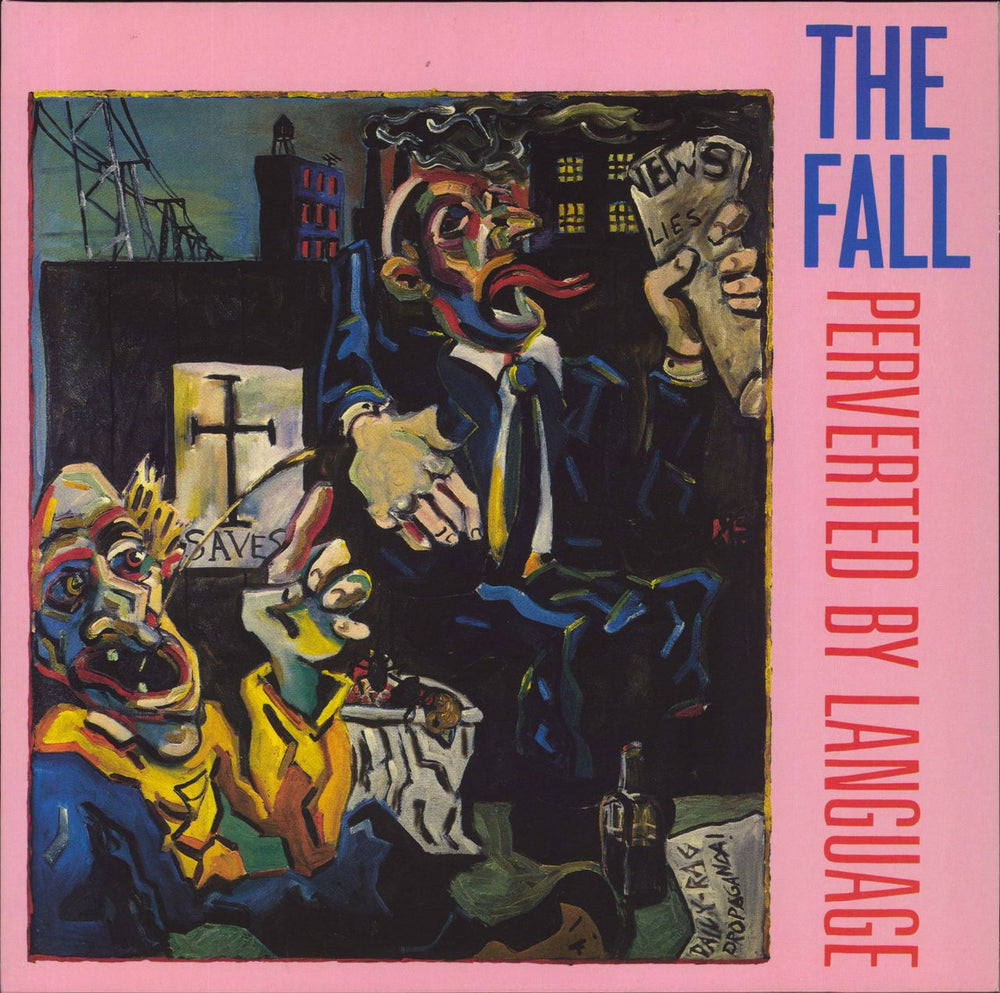 The Fall Perverted By Language UK vinyl LP album (LP record) LETV487LP