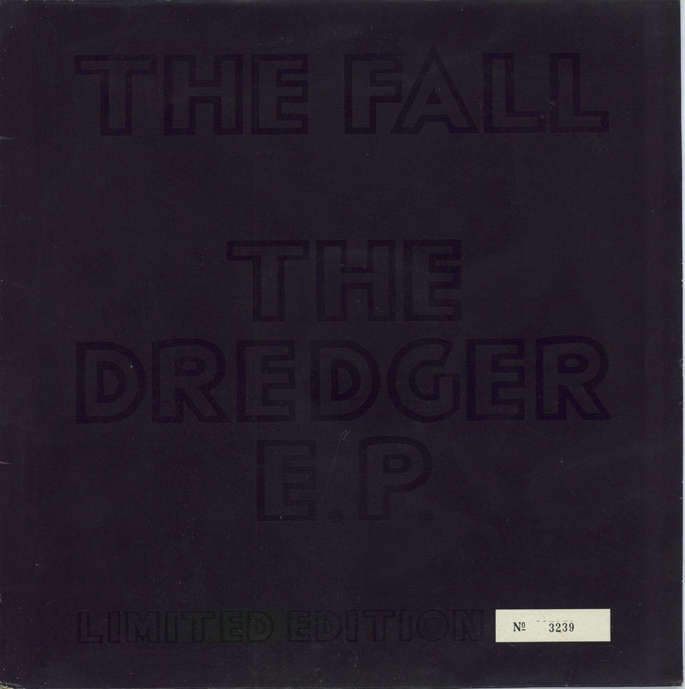 The Fall The Dredger UK 12" vinyl single (12 inch record / Maxi-single) SIN612