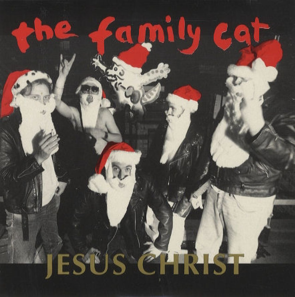 The Family Cat Jesus Christ UK 7" vinyl single (7 inch record / 45) HUNKA008