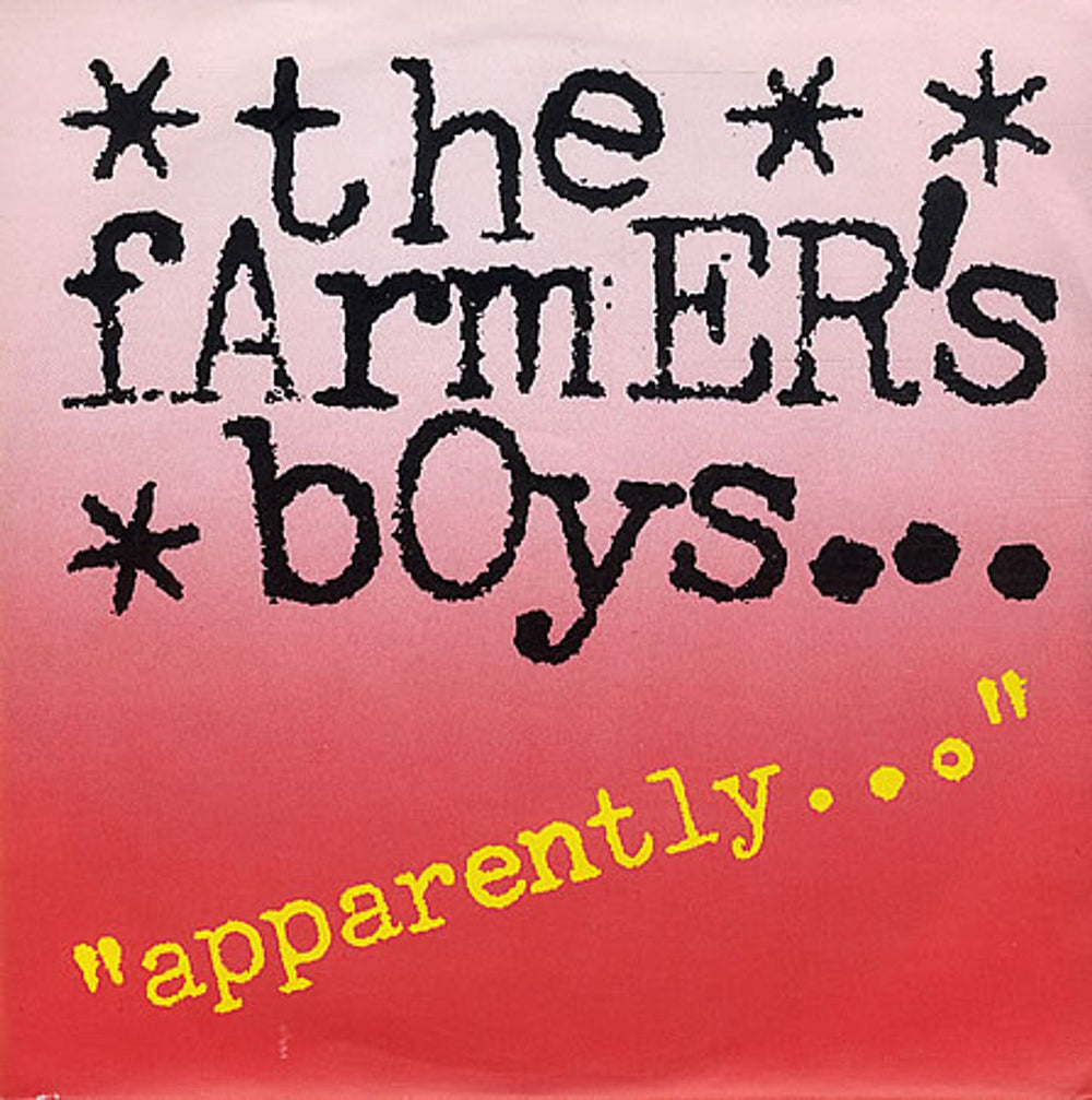 The Farmers Boys Apparently... UK 7" vinyl single (7 inch record / 45) FAB1