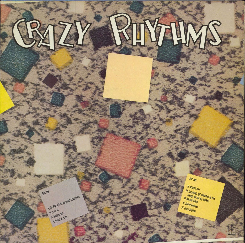 The Feelies Crazy Rhythms - EX UK vinyl LP album (LP record)