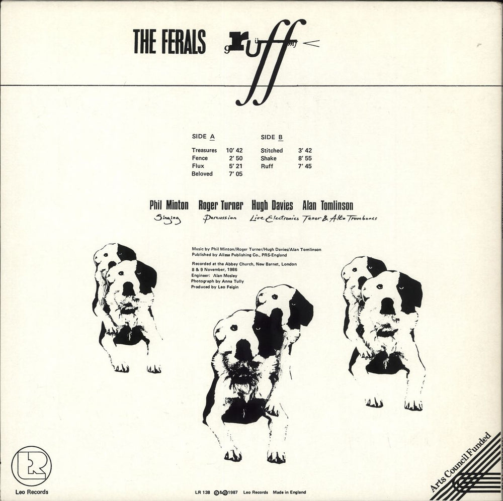 The Ferals Ruff UK vinyl LP album (LP record)