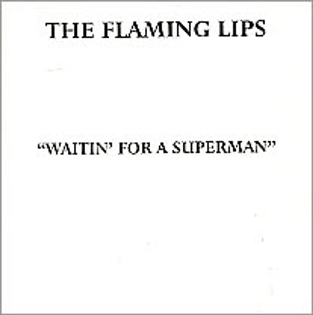 The Flaming Lips Waitin'd For A Superman US Promo CD single (CD5 / 5") 13LIPS70