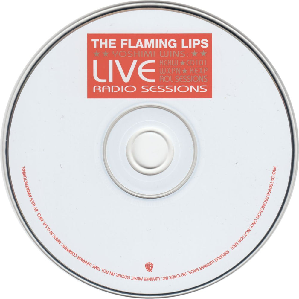 The Flaming Lips Yoshimi Wins: Live Radio Sessions US Promo CD album (CDLP) F-LCDYO227992