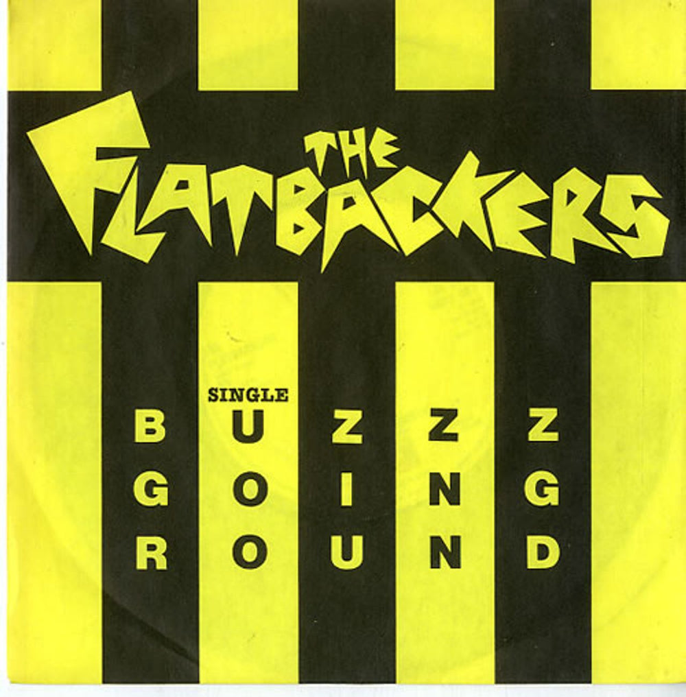 The Flatbackers Buzzz Going Round UK 7" vinyl single (7 inch record / 45) REDS007