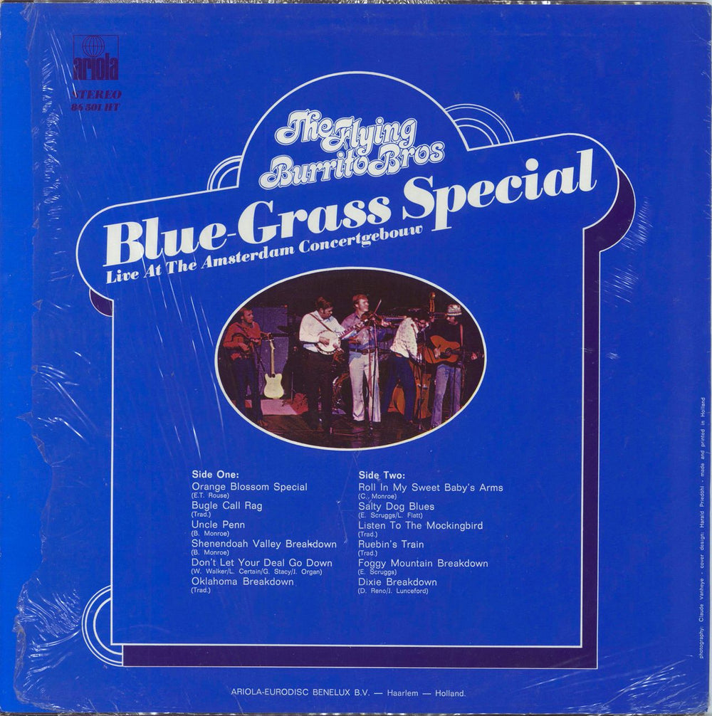 The Flying Burrito Brothers Blue-Grass Special - Shrink Dutch vinyl LP album (LP record)