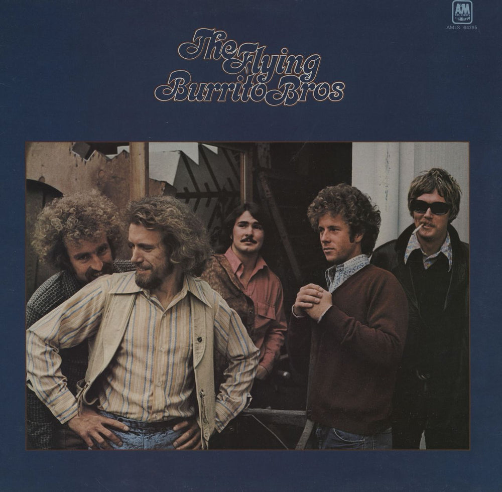 The Flying Burrito Brothers The Flying Burrito Bros - Tan - Matt Slv UK vinyl LP album (LP record) AMLS64295