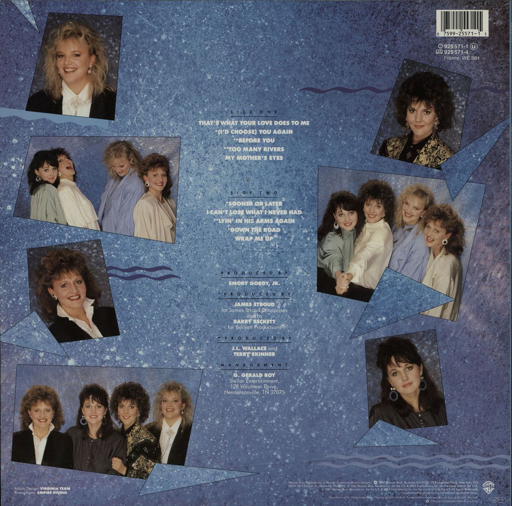 The Forester Sisters You Again German vinyl LP album (LP record)