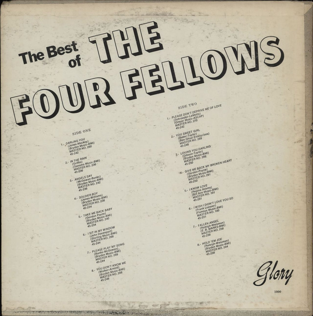 The Four Fellows The Best Of The Four Fellows - Red Vinyl US vinyl LP album (LP record)