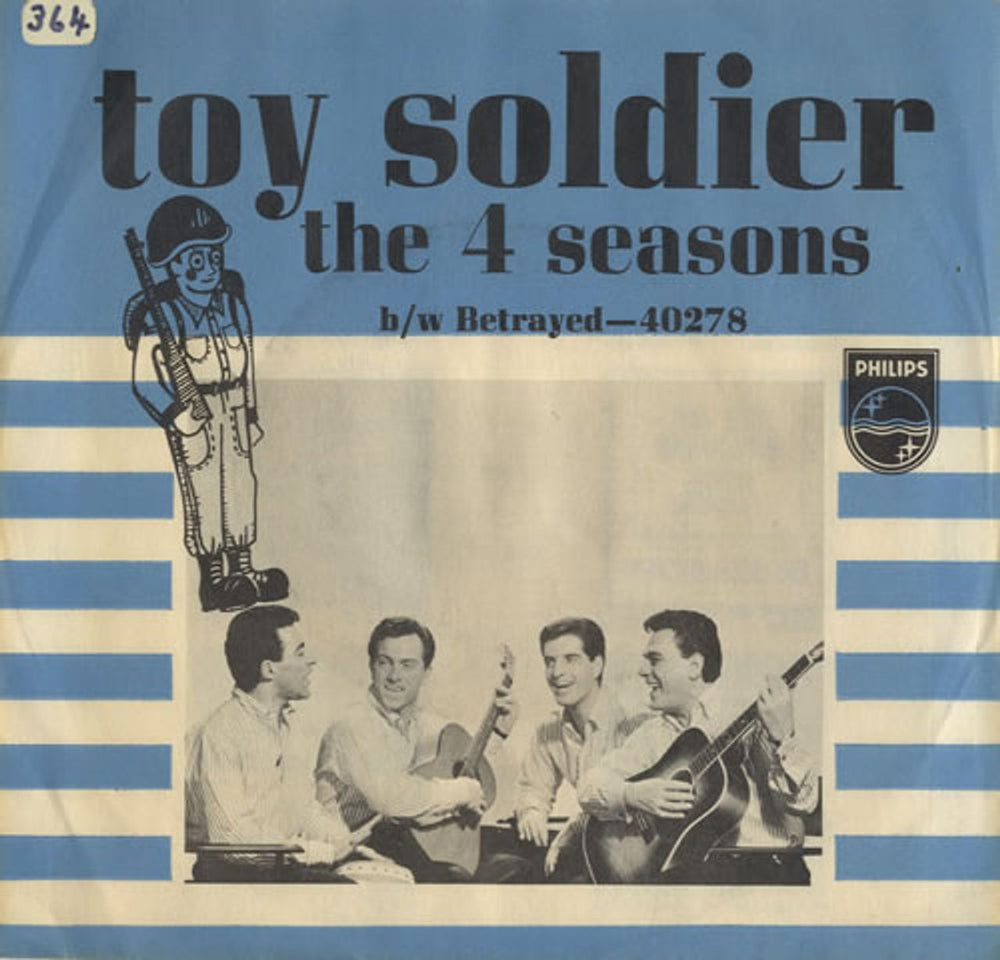 The Four Seasons Toy Soldier US Promo 7" vinyl single (7 inch record / 45) 40278