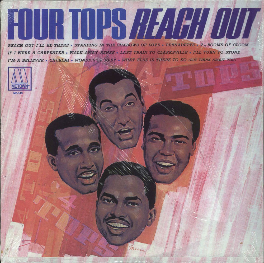 The Four Tops Reach Out German vinyl LP album (LP record) 0600753159989