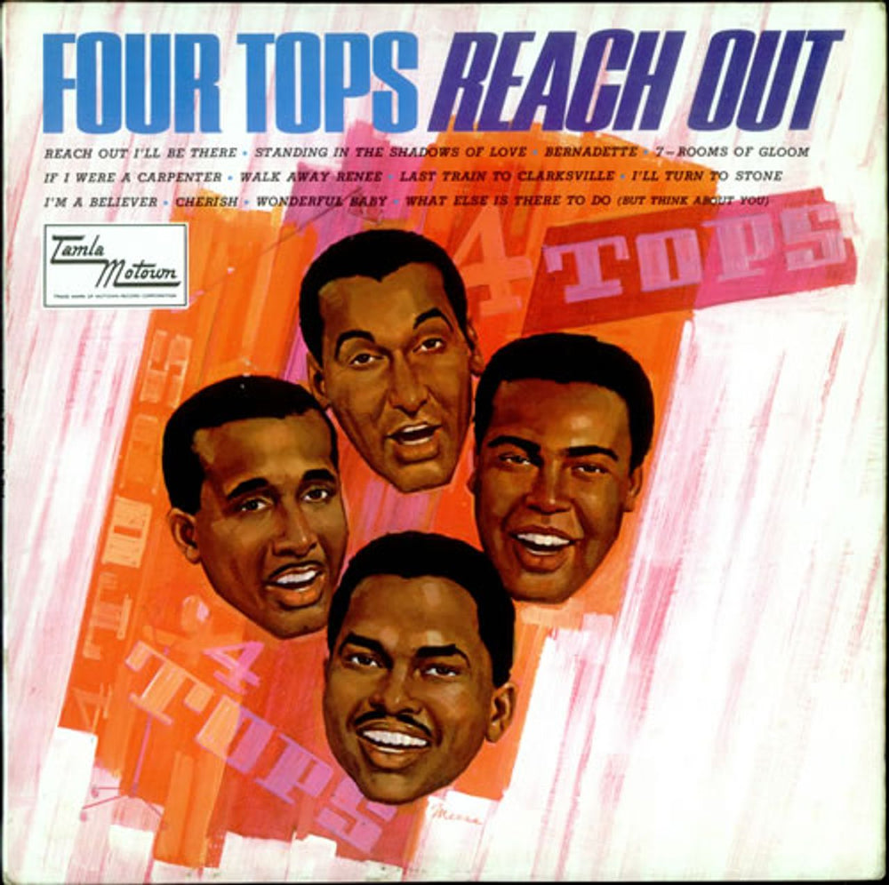 The Four Tops Reach Out UK vinyl LP album (LP record) TML11056