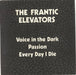 The Frantic Elevators Voice In The Dark UK 7" vinyl single (7 inch record / 45) TJM5