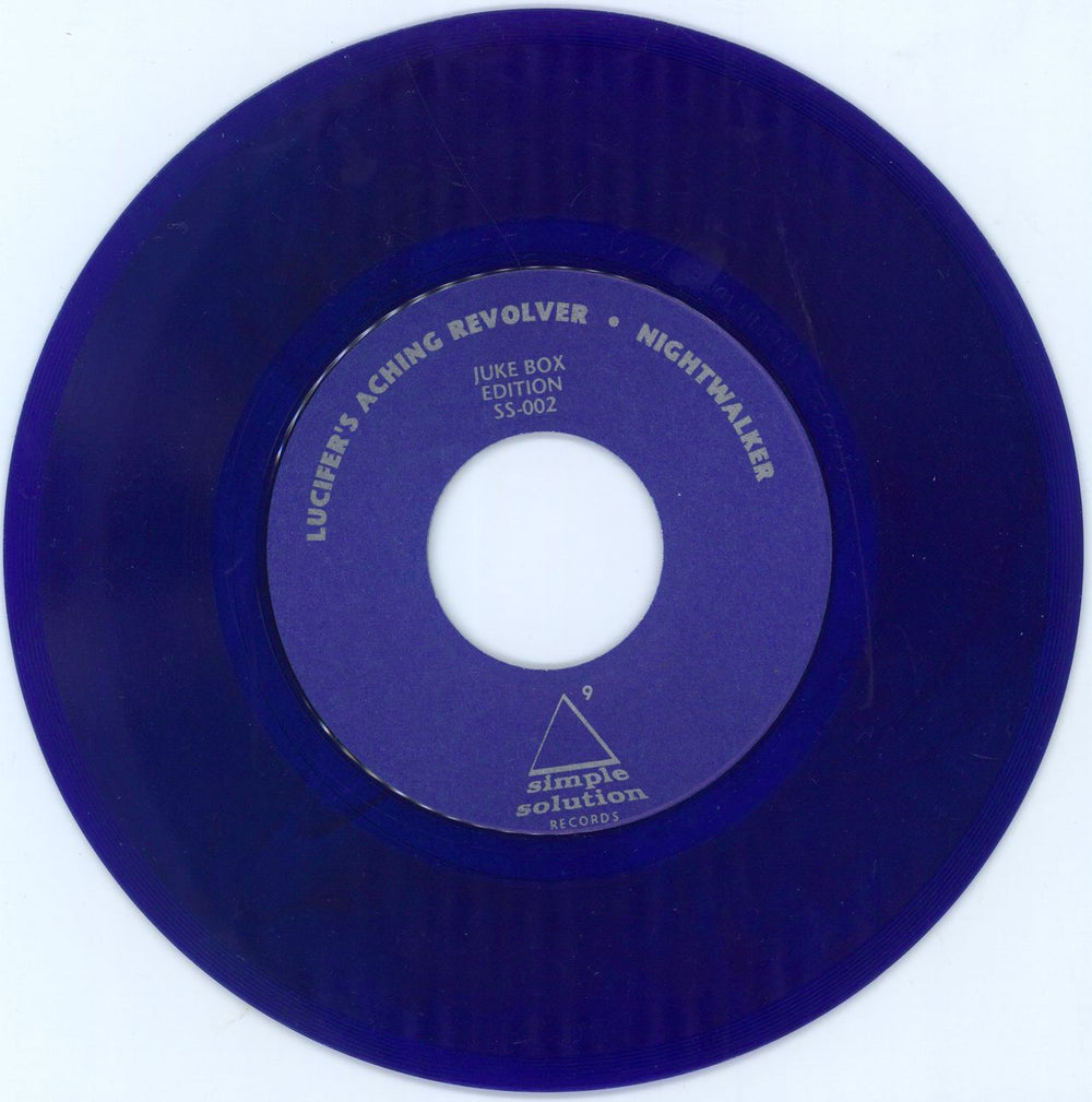 The Freedom Cruise Cruise / Lucifer's Aching Revolver - Blue Vinyl US 7" vinyl single (7 inch record / 45) 3HO07CR777432