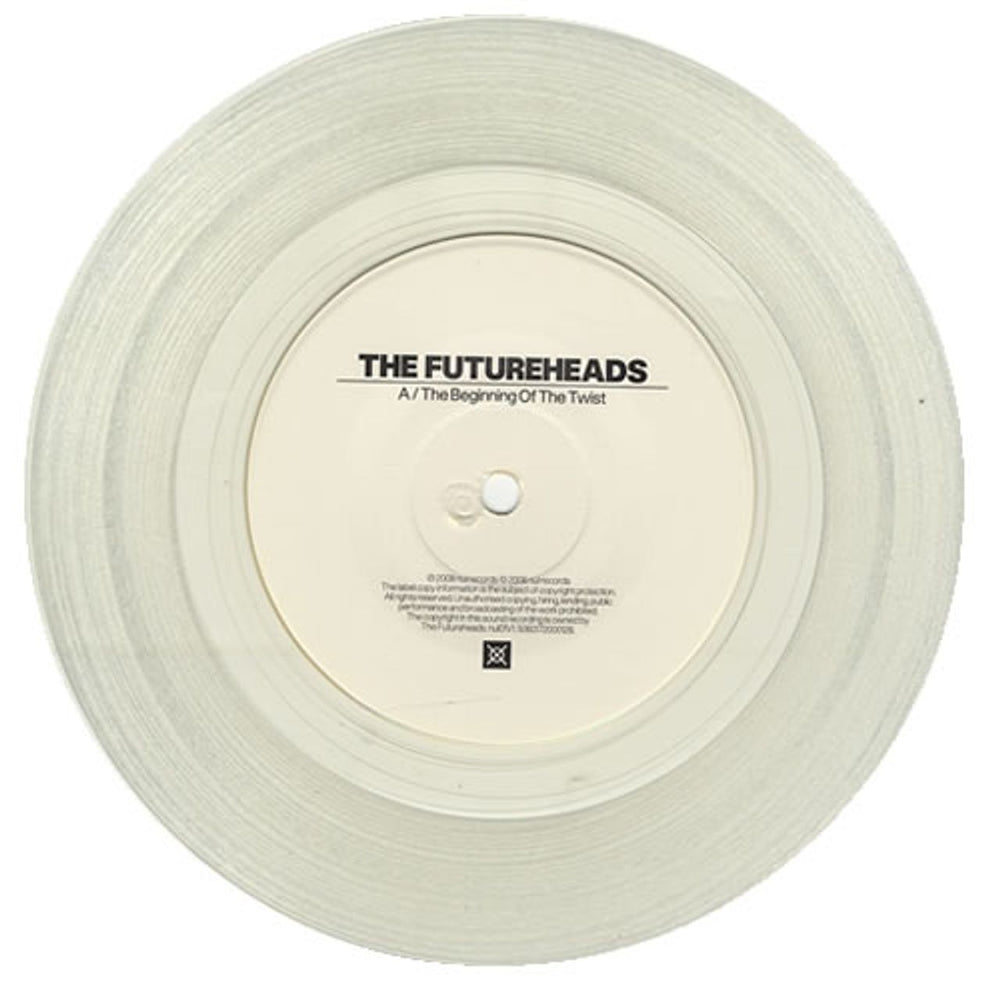 The Futureheads The Beginning Of The Twist - Clear Vinyl UK 7" vinyl single (7 inch record / 45) FHD07TH428803