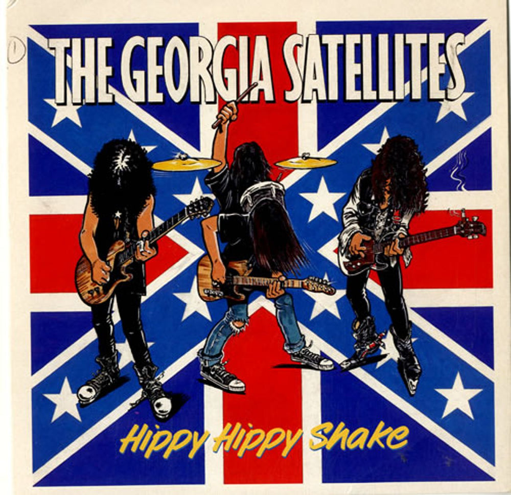 The Georgia Satellites Hippy Hippy Shake UK 7" vinyl single (7 inch record / 45) EKR86