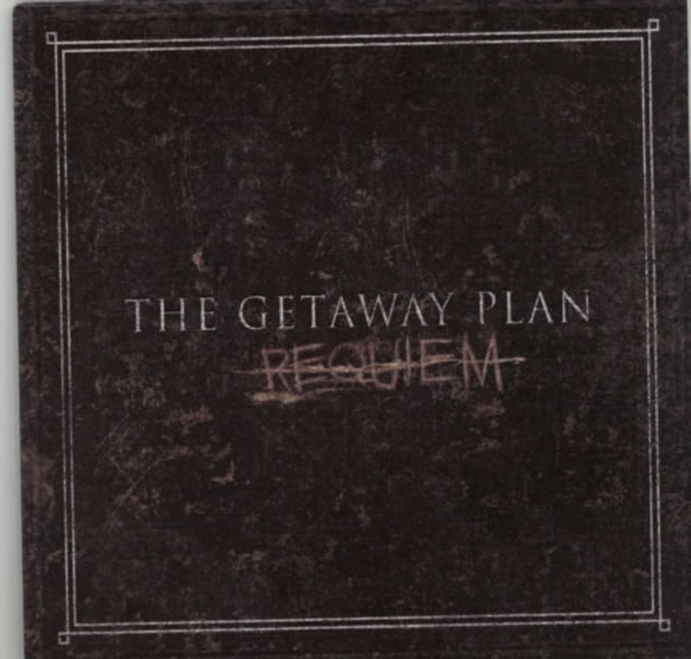 The Getaway Plan Requiem - Album Sampler UK Promo CD-R acetate CD-R