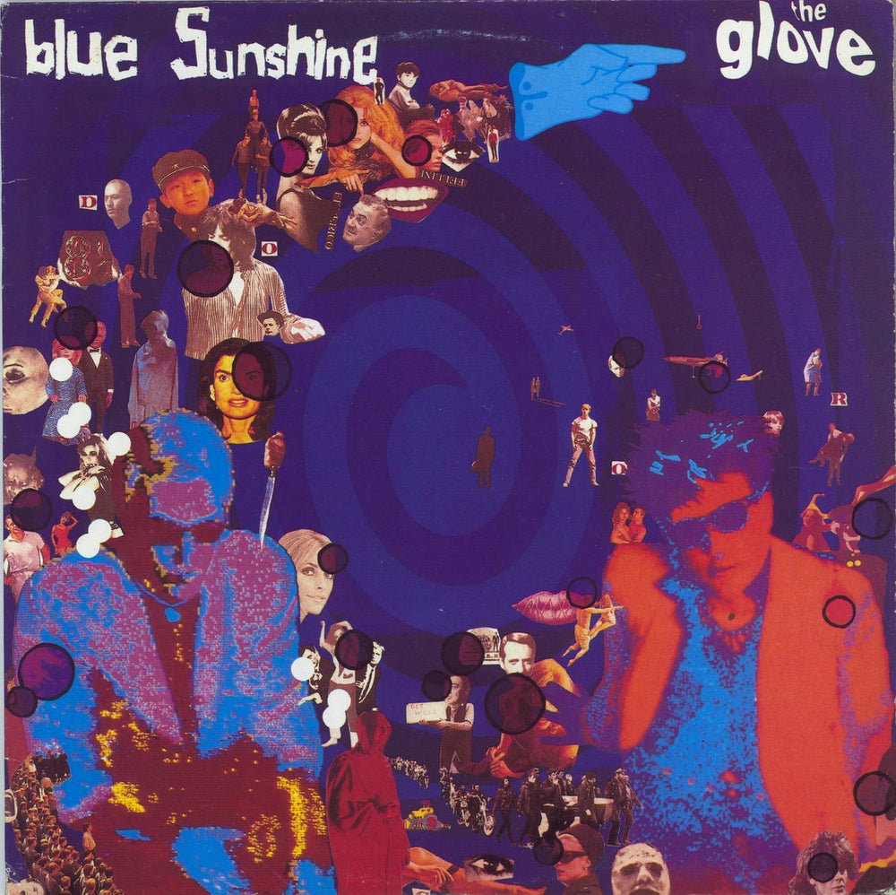 The Glove Blue Sunshine - Blue Vinyl US vinyl LP album (LP record) RUS85-1