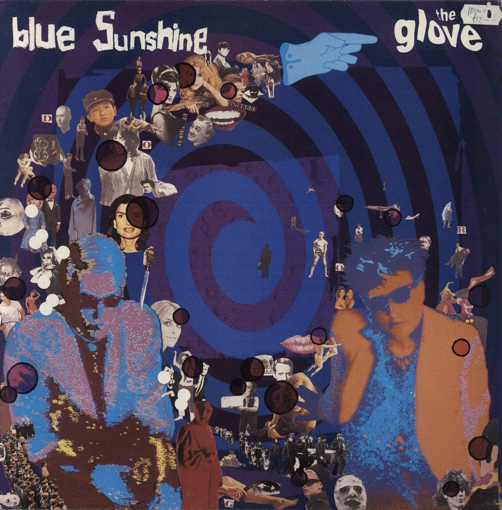 The Glove Blue Sunshine + Inner - Promo stamped UK vinyl LP album (LP record) SHELP2