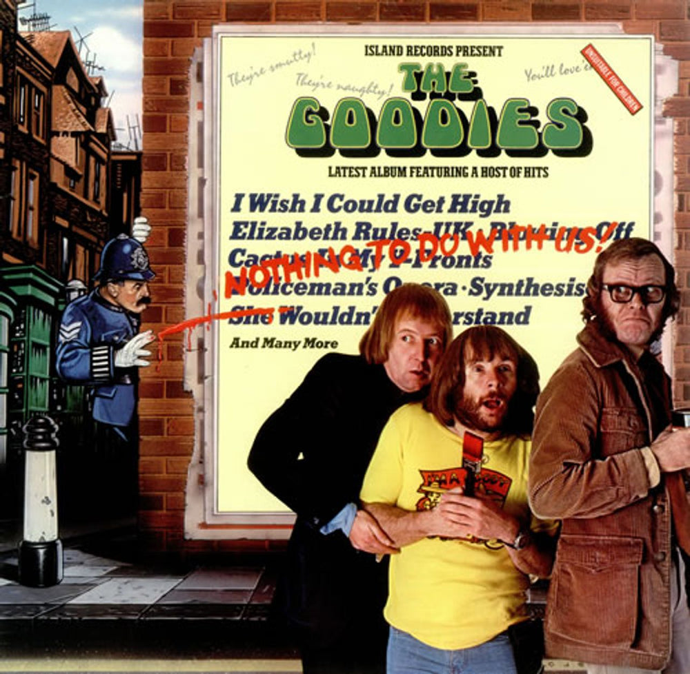 The Goodies Nothing To Do With Us UK vinyl LP album (LP record) ILPS9452