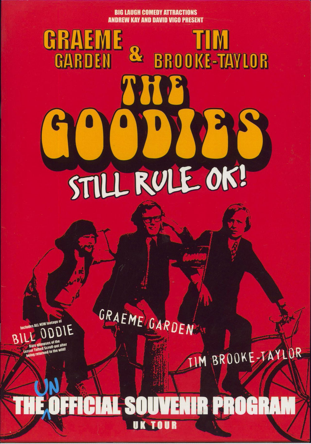 The Goodies Still Rule OK! UK tour programme TOUR PROGRAMME