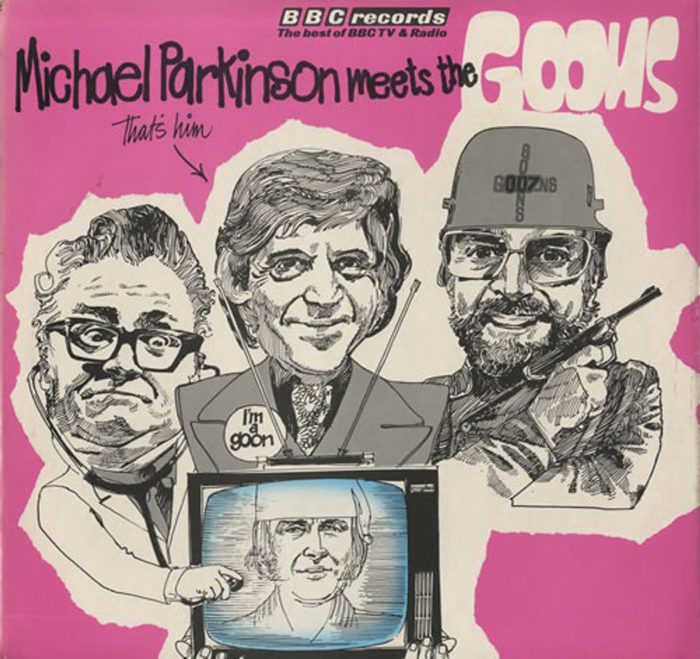 The Goons Michael Parkinson Meets The Goons UK vinyl LP album (LP record) REB165M