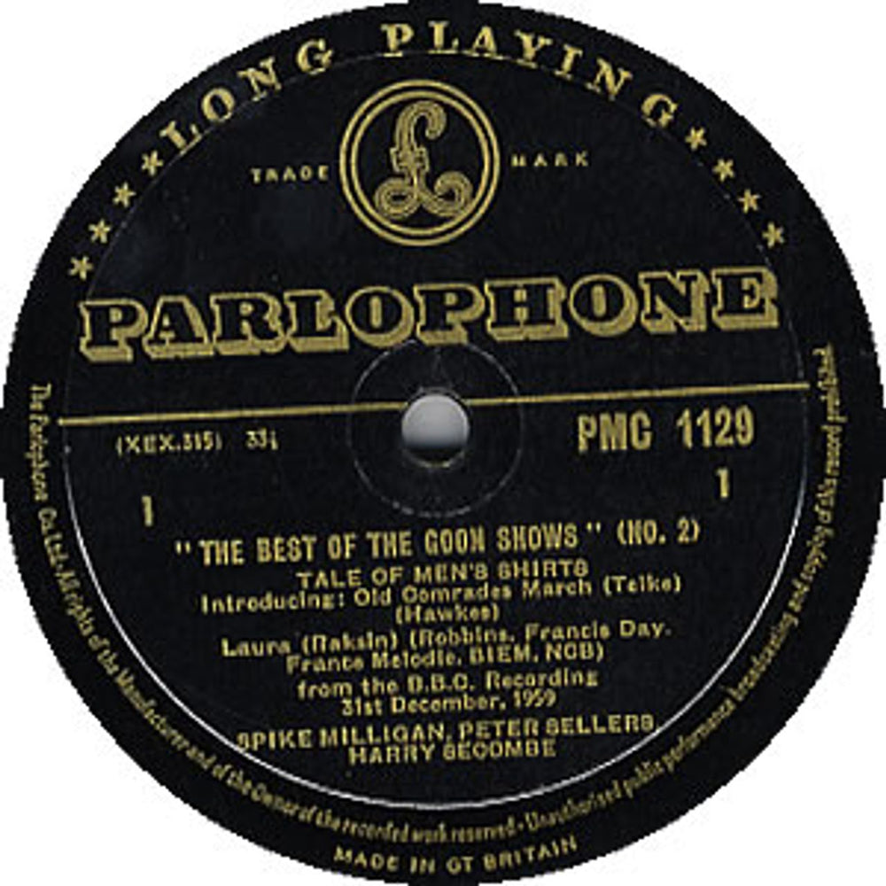 The Goons The Best Of The Goon Shows No. 2 - 1st UK vinyl LP album (LP record) GONLPTH257169