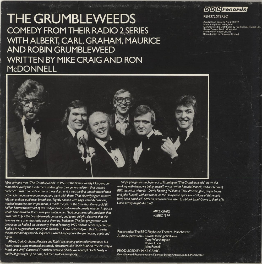 The Grumbleweeds Comedy From Their Radio 2 Series UK vinyl LP album (LP record)