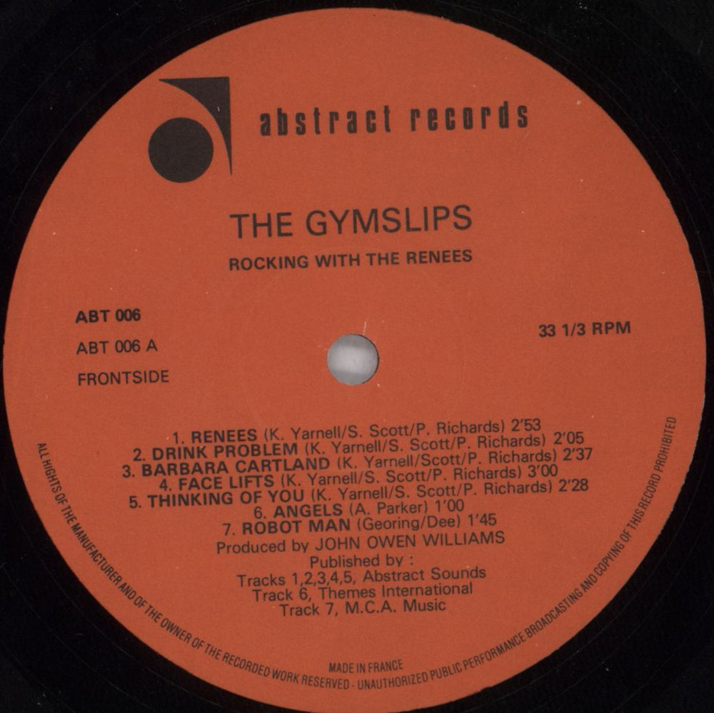 The Gymslips Rocking With The Renees - 1st UK vinyl LP album (LP record) Y2RLPRO820976