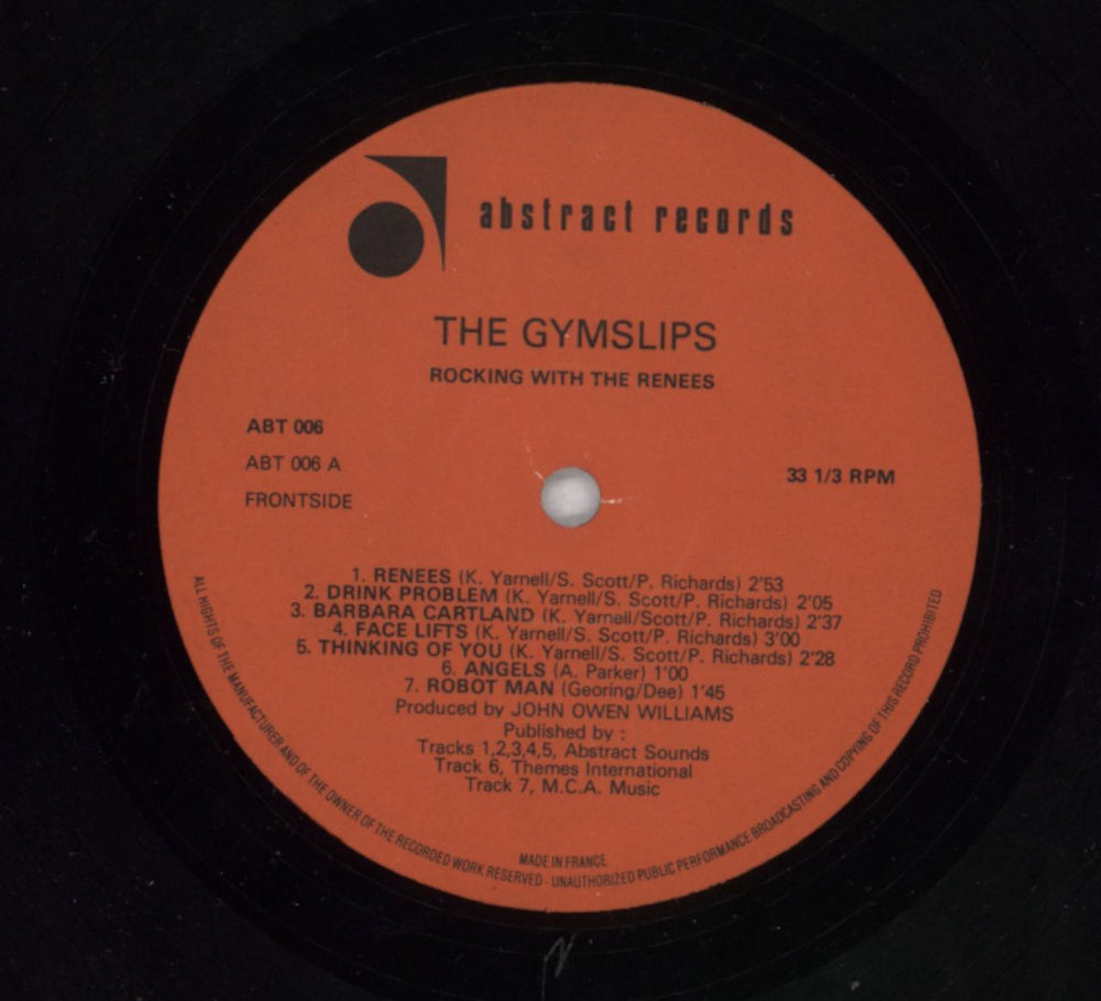 The Gymslips Rocking With The Renees + 7" single - 1st UK vinyl LP album (LP record)