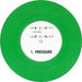 The Heys Pressure - Green Vinyl UK 7" vinyl single (7 inch record / 45) HEY5