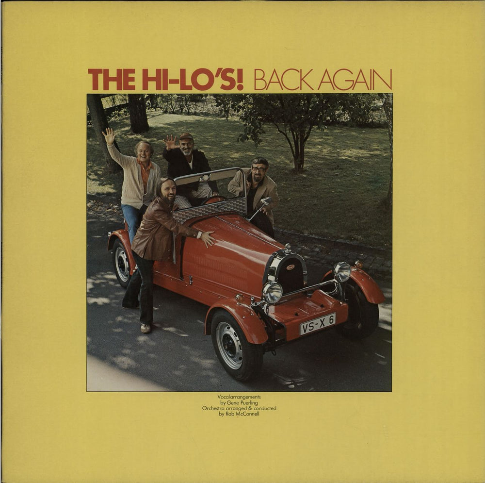 The Hi-Lo's Back Again UK vinyl LP album (LP record) MOIR106