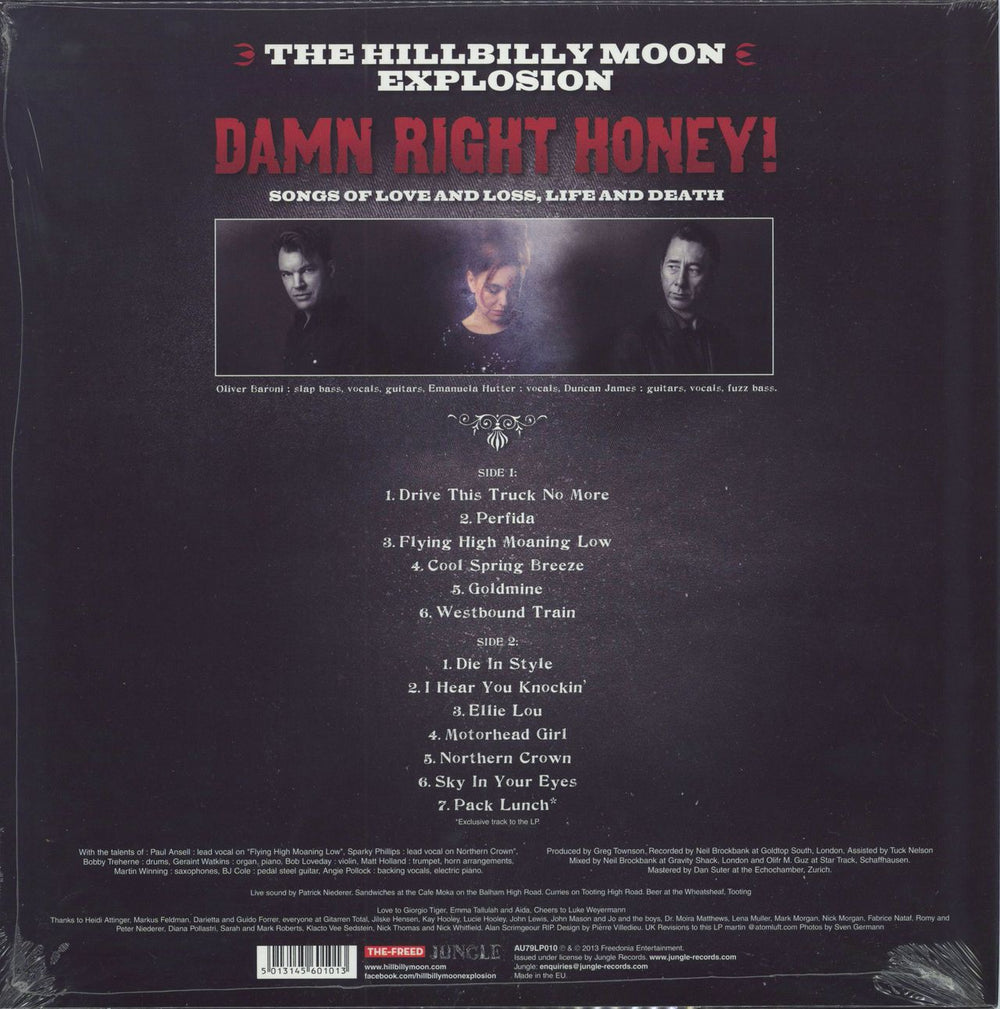 The Hillbilly Moon Explosion Damn Right Honey! UK vinyl LP album (LP record) 5013145601013