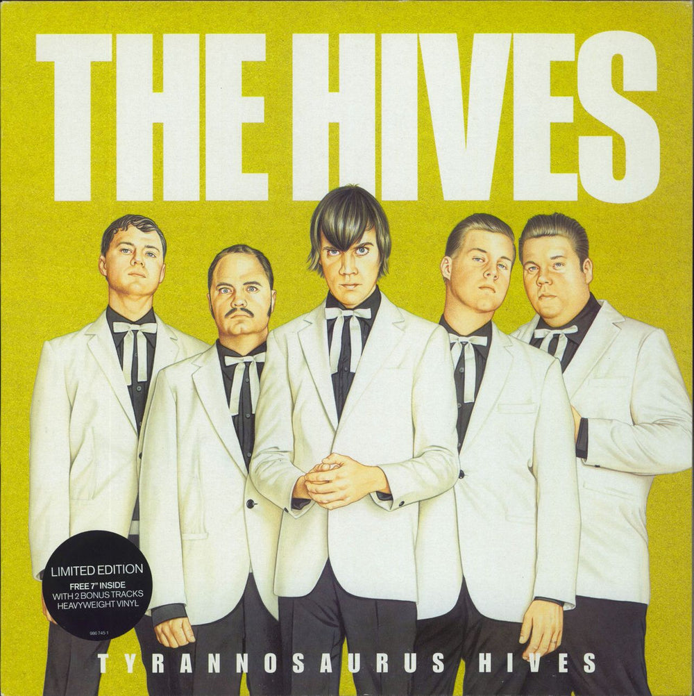 The Hives Tyrannosaurus Hives & 7" Single UK vinyl LP album (LP record) 9866988